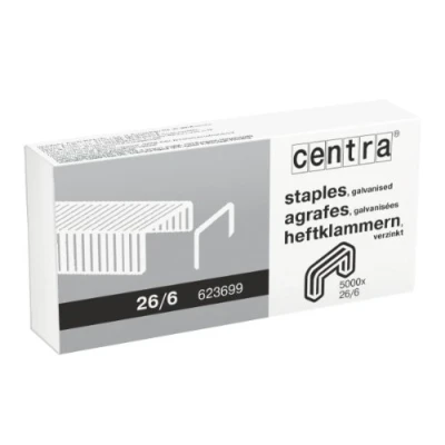 Imagen de Centra 26/6mm Galvanised Staples (Box of 5000)