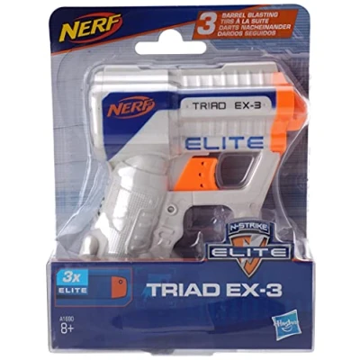 Imagen de Hasbro Nerf N Strike Elite Triad Pistola de juguete, Color (A1690EUA) , color/modelo surtido