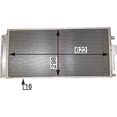 Imagen de MAHLE ORIGINAL AC 839 000P Condensador con secador 622 ABARTH: 500C / 595C 695C Cabrio, 500 595 695 Hatchback