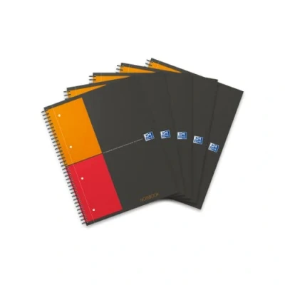Imagen de Oxford Office Notebook 100103664 Lote de 5 cuadernos (23 x 29.5 cm, 80 g)