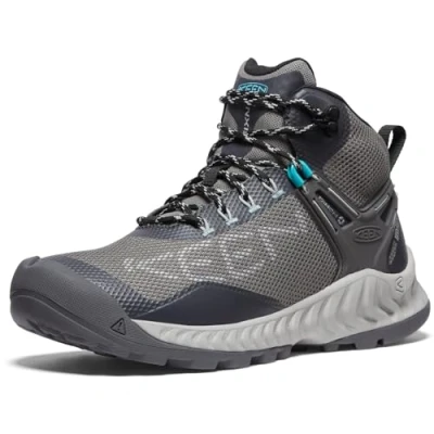Imagen de KEEN NXIS EVO Mid Waterproof, Botas para Senderismo Mujer, Magnet/Ipanema, 37 EU