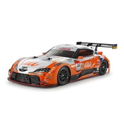 Imagen de Tamiya 58703 1:10 RC au Tom&#039;s GR Supra (TT 02) Coche teledirigido, vehículo RC, modelismo, Kit para Montar, Modelo de