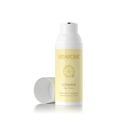 Imagen de Vitarome Crema de día VITAMINE para 24 horas protección contra el envejecimiento prematuro y la radiación UV, sin parabenos, 50 ml