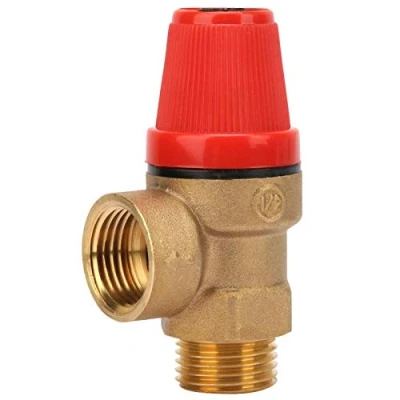 Imagen de válvula de seguridad, seguridad latón, G 1/2 &#039;&#039; Práctico resistente para agua 3 bar / 6 bar(3Bar DN15)