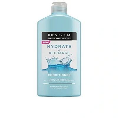 Imagen de JOHN FRIEDA Hydrate &amp; Recharge 250 ml, Acondicionador para Pelo Seco y Dañado, con Queratina Cuidado Capilar, Hidratante Nutritivo