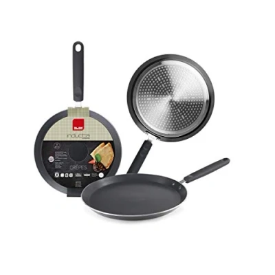 Imagen de IBILI Sarten de crepes inducta, 26 cms, Aluminio, Antiadherente, Apto para induccion