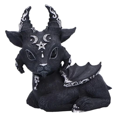 Imagen de Nemesis Now Figura Baal de 9 cm, Resina, Cult Cuties Coleccionable murciélago Cabra Baal, Adorable Oculta, Regalo Espeluznante, Fundido en la Mejor Pintado a Mano por
