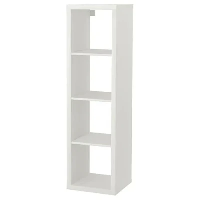Imagen de Ikea KALLAX Estantería en color blanco; (42 x 147 cm); compatible con EXPEDIT