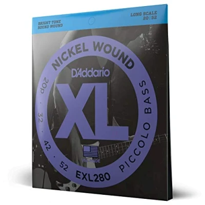 Imagen de D&#039;Addario Cuerdas Bajo Electrico EXL280, Piccolo, 20 52, Escala larga