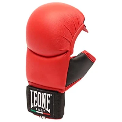 Imagen de LEONE 1947, Guantes De Kárate, Unisex Adulto, Rojo, S, GK096