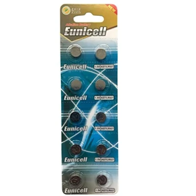Imagen de 10 x Eunicell AG7 Alkaline Button Cell Batteries G7 LR57 LR57SW LR926 LR926SW SR926W L926E LR927 LR927SW 395 399