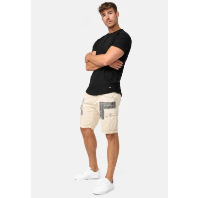 Imagen de Indicode Hombres Jaramillo Shorts Cargo con 6 Bolsillos confeccionados en 100% algodón Fog L
