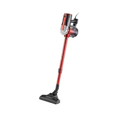 Imagen de Ariete 2761 Aspirador con Cable 2 en 1, de Mano y Escoba, Ciclónico, Filtro Hepa, 600 W, Color Rojo/Gris