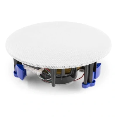 Imagen de Power Dynamics NCSP5 Altavoz de Techo (100 V, 5,25 Pulgadas, 20 W, 8 ohmios, Rejilla metálica, con Sistema fijación rápida), Ideal para instalación pública
