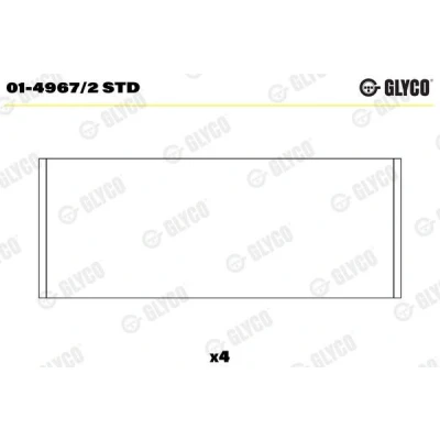 Imagen de GLYCO 01 4967/2 STD Casquillos de Biela FIAT: 500L, 500 Hatchback, ALFA ROMEO: MiTo