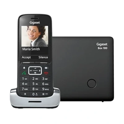 Imagen de Gigaset Premium 300 Teléfono inalámbrico DECT Pantalla TFT en Color Agenda con 500 contactos Sincronización de Datos vía USB, a Voz Negro