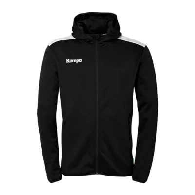 Imagen de Kempa balonmano Emotion 27 Chaqueta con capucha deportiva para hombre y niño forrada forro polar en el interior bolsillos cremallera