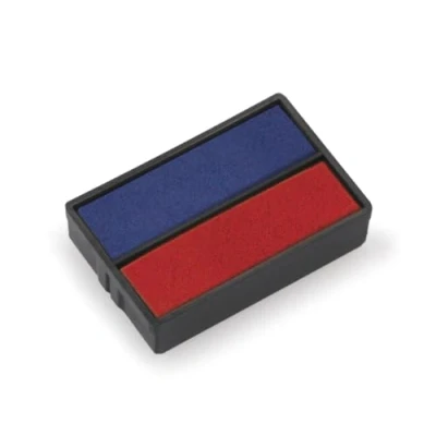 Imagen de Trodat 6/4850/2 Almohadilla de Tinta para Sellos Autoentintables Printy 4850 y 4850/L Recambio, Azul Rojo, blíster 2u