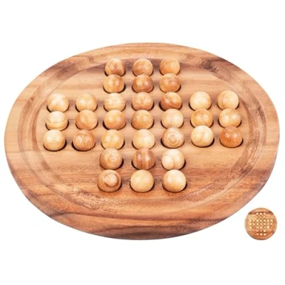 Imagen de Engelhart 350470 Juego de Solitario Madera, 33 Bolas, Talla L, a Partir 6 años