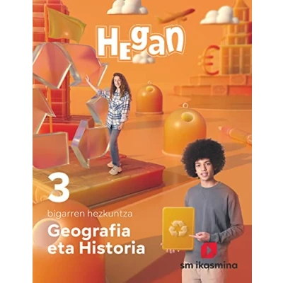Imagen de Geografia eta Historia. 3 DBH. Hegan 9788498558791 (REVUELA)