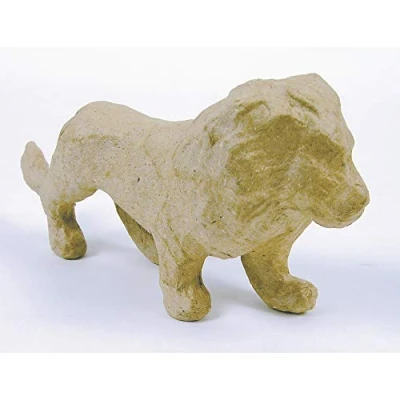 Imagen de Clairefontaine ES Décopatch AP586O Un support en papier brun pulpé 15x4,5x7 cm, Lion