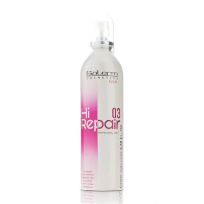 Imagen de SALERM Sérum Capilar Texturizador Finish Hi Repair 100 ml para Cabellos Dañados Rejuvenece y Repara el Cabello Melena más Suave Brillante Efecto Inmediato