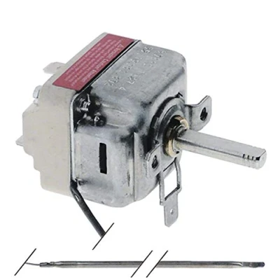 Imagen de Termostato Ego 55.19082.802 apto para GGF, Fimar, Multi, Cookmax, Amatis, Fage, Cuppone max. Temperatura: 500 C, 1 polo, 16 A.