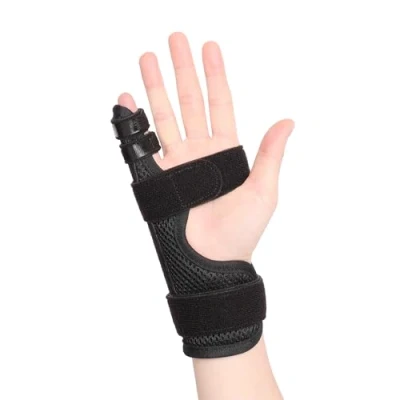 Imagen de joingood Ferula dedo meñique mano,Férula mano derecha y izquierda,Ferula quinto metacarpiano fractura,Férula para tendinitis,fracturas,Inmovilizador mano,Malla(S)