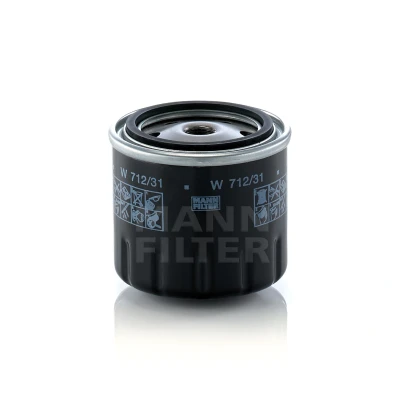 Imagen de MANN FILTER W 712/31 Filtro de aceite M 14 X 1.5 con válvula bloqueo retorno enroscable