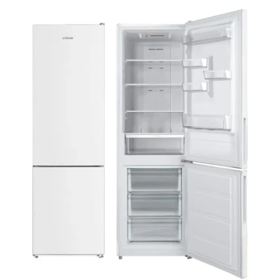 Imagen de Edesa Efc 1821 Nf Wh/B Frigorifico Combi Nofrost E Alto 188 Cm Ancho 59.5 Inox