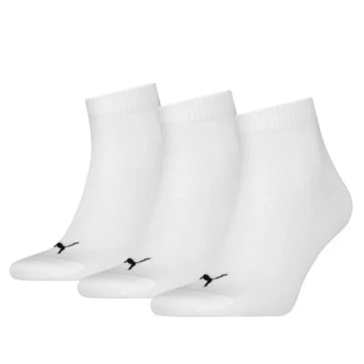 Imagen de PUMA Unisex Quarter Plain, Calcetines adulto, Blanco 02, 39 42