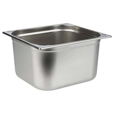 Imagen de APS 81707 Contenedor GN 2/3, acero inoxidable Gastronorm, dimensiones 325 x 355 mm/altura 200 mm/volumen 18 litros