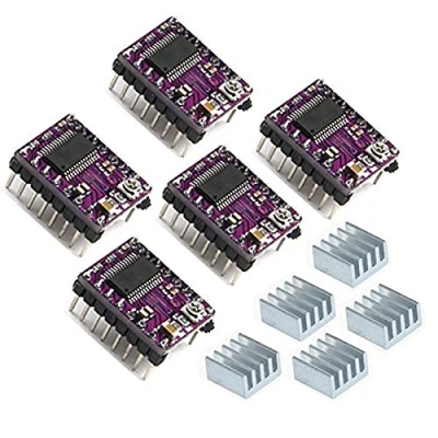 Imagen de DollaTek 5Pcs Impresora 3D Stepstick DRV8825 Controlador de Motor Paso a Reprap PCB 4 Capas