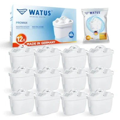 Imagen de Watus Filtro, Recambio para Brita Maxtra+ Plus, Maxtra Pro All in 1 Compatibile con Jarra Marella, Fabricado en Alemania(12)