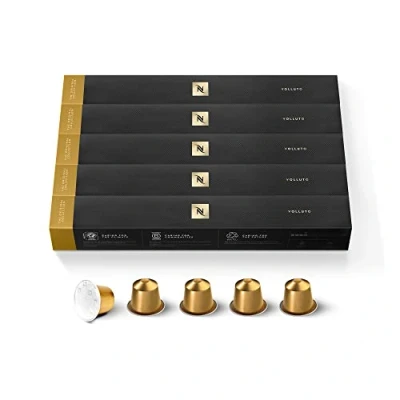 Imagen de Nespresso Capsulas oro 50x Volluto Original Nestlé Espresso cafe Surtido