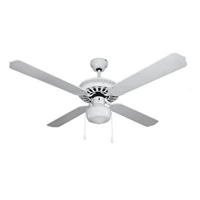 Imagen de ORBEGOZO VENTILACIÓN CL 08132 B Ventilador de Techo con luz, 4 Palas Reversibles, diámetro 132 cm, 3 velocidades y 60 W Potencia, Madera, Blanco, Small
