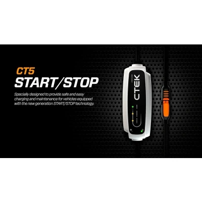 Imagen de CTEK CT5 START/STOP, Cargador Batería 12V 5A, De Coche, Mantenedor Batería, Inteligente Baterias, Desulfatador Con Mantenimiento Flotación/Pulso