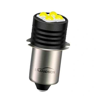 Imagen de Ruiandsion P13.5S bombilla LED para antorcha (3 V, 3030, 4SMD, chips LED, de repuesto 2 celdas, linterna C&amp;D, 1 unidad)