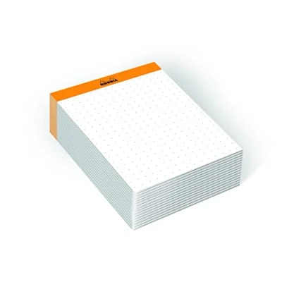 Imagen de Clairefontaine ES RHODIA 194045C Bloc de notas N11 Naranja A7 8,5x11,5 cm Dot (Dotted) 240 Hojas 80g/m Práctico y Compacto Colección Rhodiatime