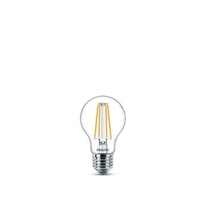 Imagen de Philips Bombilla LED cristal 75W E27 luz blanca fría estándar, transparente, no regulable