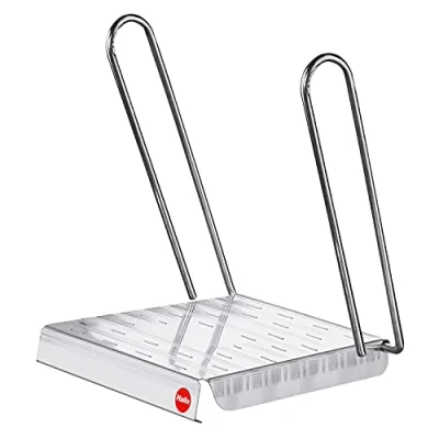 Imagen de Hailo 9950 001 Plataforma de trabajo antideslizante aluminio para escalera