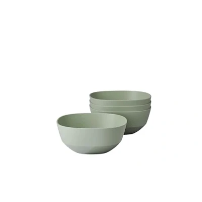 Imagen de Mepal Cuenco para servir 4 piezas Silueta Apto lavavajillas y microondas Plato ensaladas Platos tapas Vajilla 750 ml Nordic sage