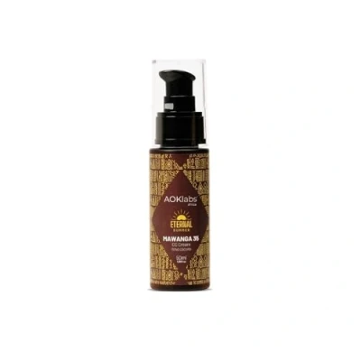 Imagen de AOKlabs MAWANGA Protector solar facial en tono oscuro SPF 35, crema correctora de color 50 ml.