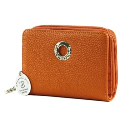 Imagen de Mandarina Duck Mellow Leather Wallet, Accesorio de Viaje Billetera para Mujer, Marmalade, Talla única