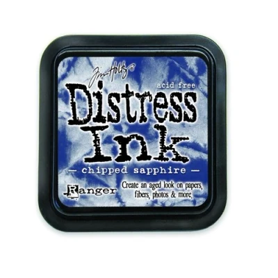 Imagen de Knorr Prandell Ranger Tim Holtz Distress Ink Pad, Chipped Sapphire, Zafiro, Azul, Pack de 1