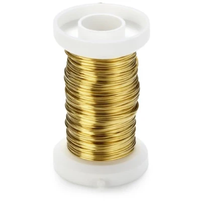 Imagen de KUG Gütermann/KnorrPrandell 6468845 de Alambre latón en un Rollo 0,6 mm [Importado Alemania]