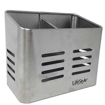Imagen de Plastic Forte Life Style Escurridor para Cubiertos Acero INOX