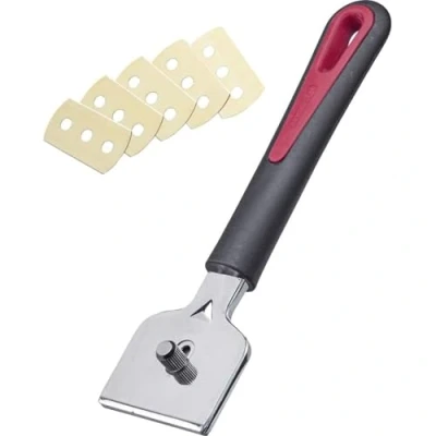 Imagen de Westmark Rasqueta para vitrocerámica y limpieza, con 5 cuchillas de acero plástico, galantán, negro/rojo/plata, 29192270