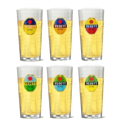 Imagen de Vedett Beer Glasses Extra 330 ml 6 Pieces