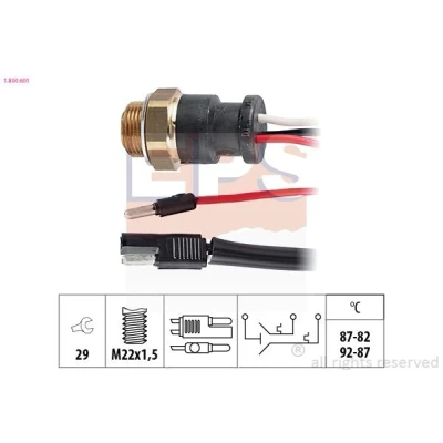 Imagen de Interruptor de temperatura, ventilador del radiador EPS 1.850.601